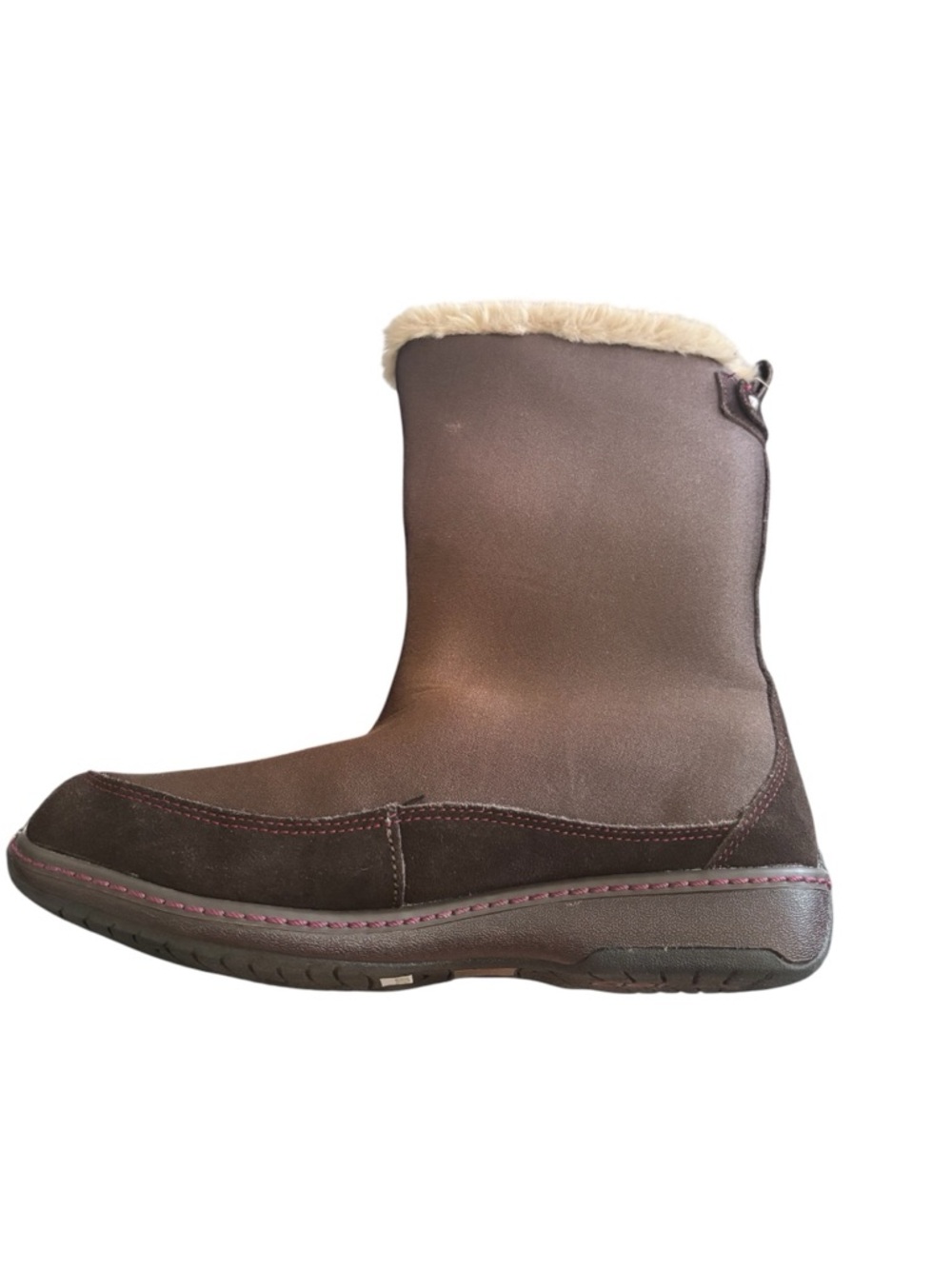 NWOT Aetrex Berries Furry Mid-Calf Boot